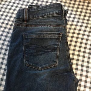 Slim Crop Blue Jeans